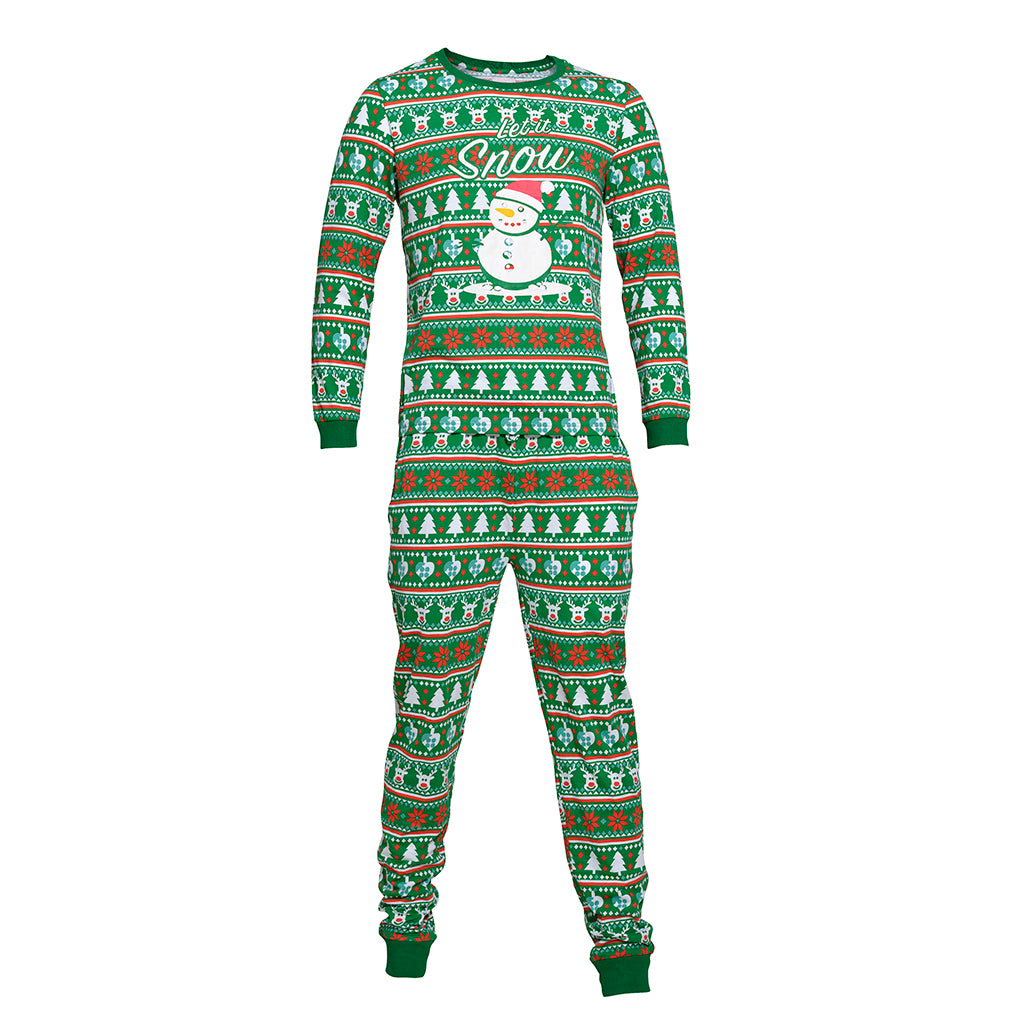 Billede af Årets julepyjamas: Let It Snow Pyjamas - Voksen.