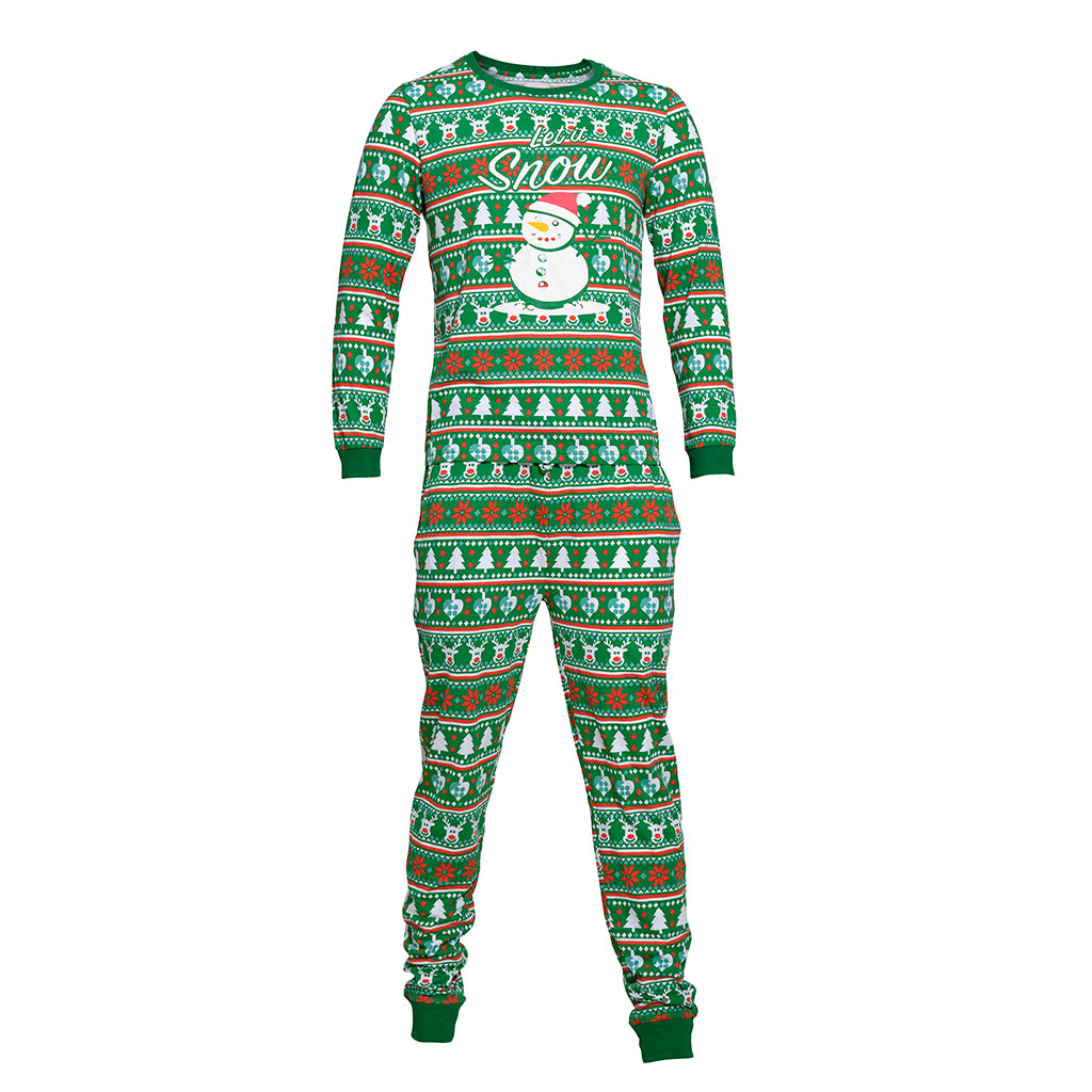 Billede af Årets julepyjamas: Let It Snow Pyjamas - Børn.