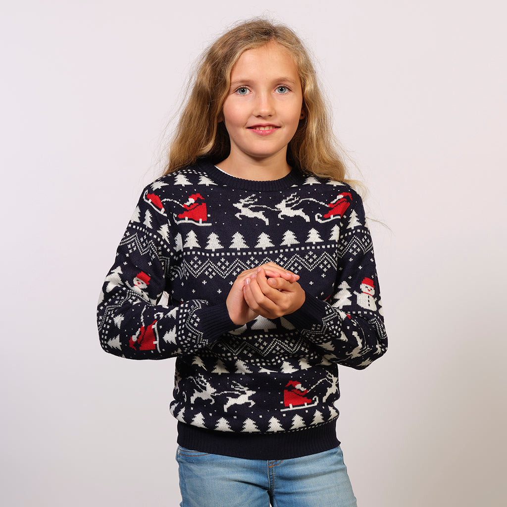 Se Den Stilede Julesweater - Børn. hos Jule-Sweaters.dk