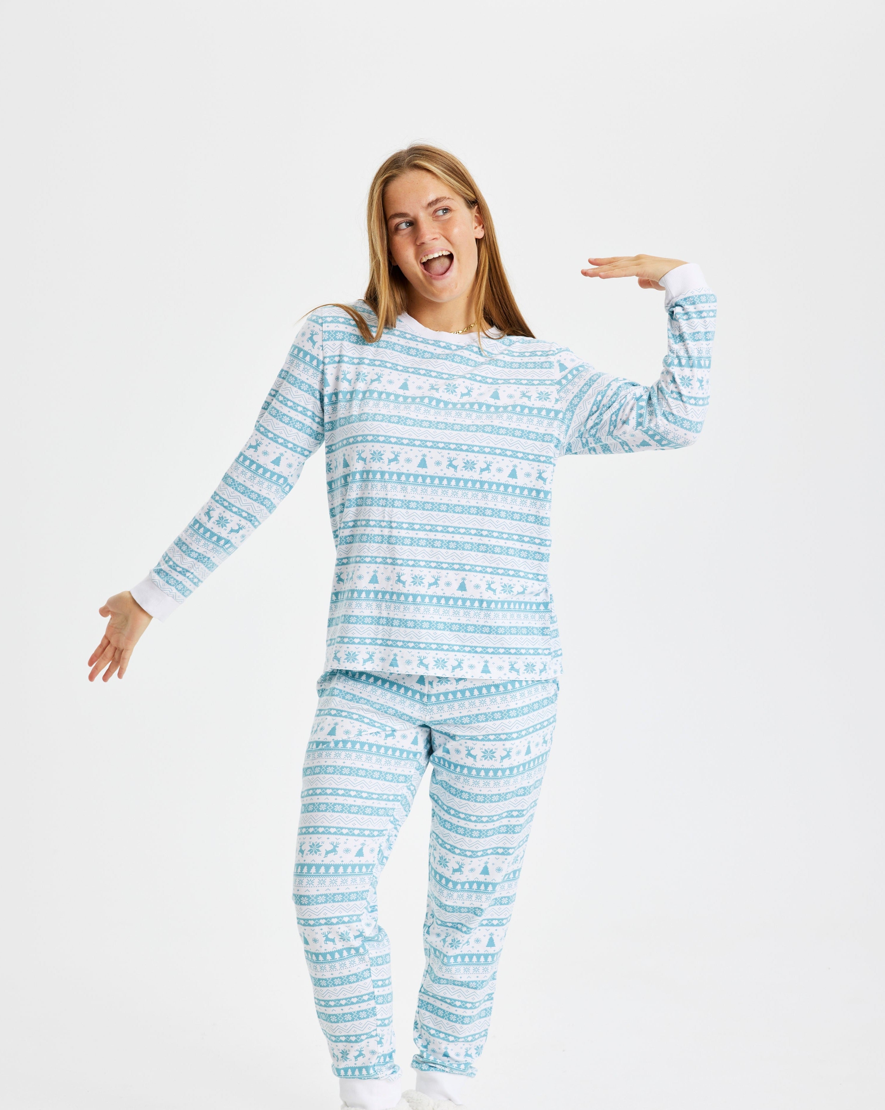 Billede af Årets julepyjamas: Christmassy Christmas Pyjamas - dame / kvinder.