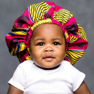 kids silk bonnet