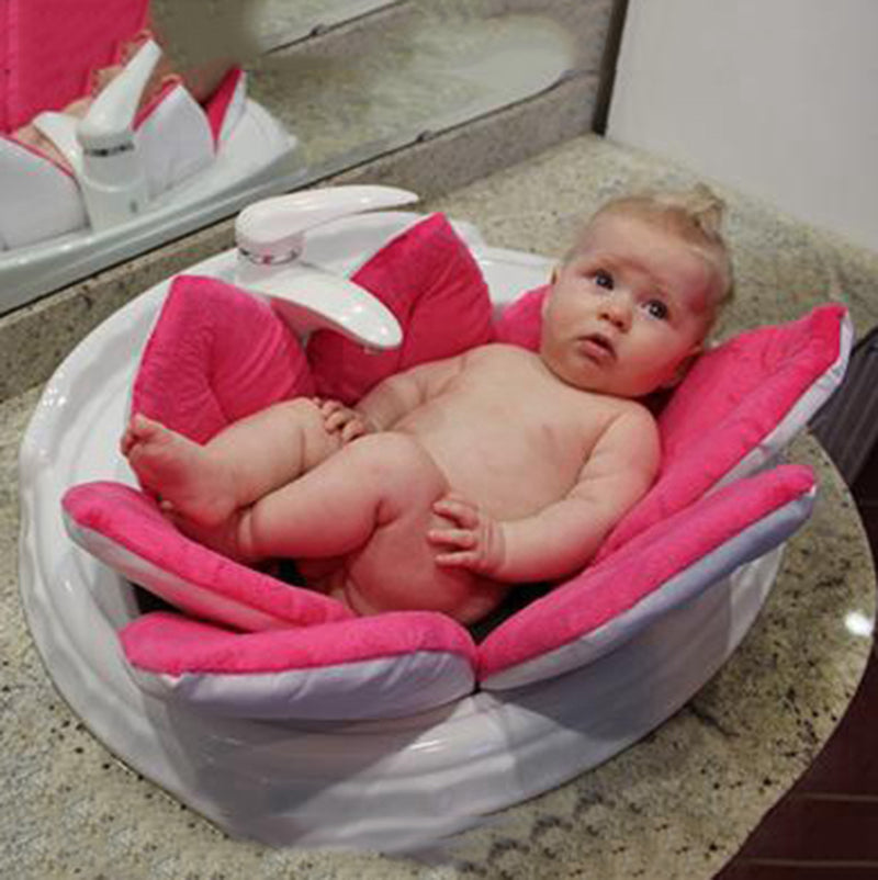 Baby Sink Bath Flower Cushion
