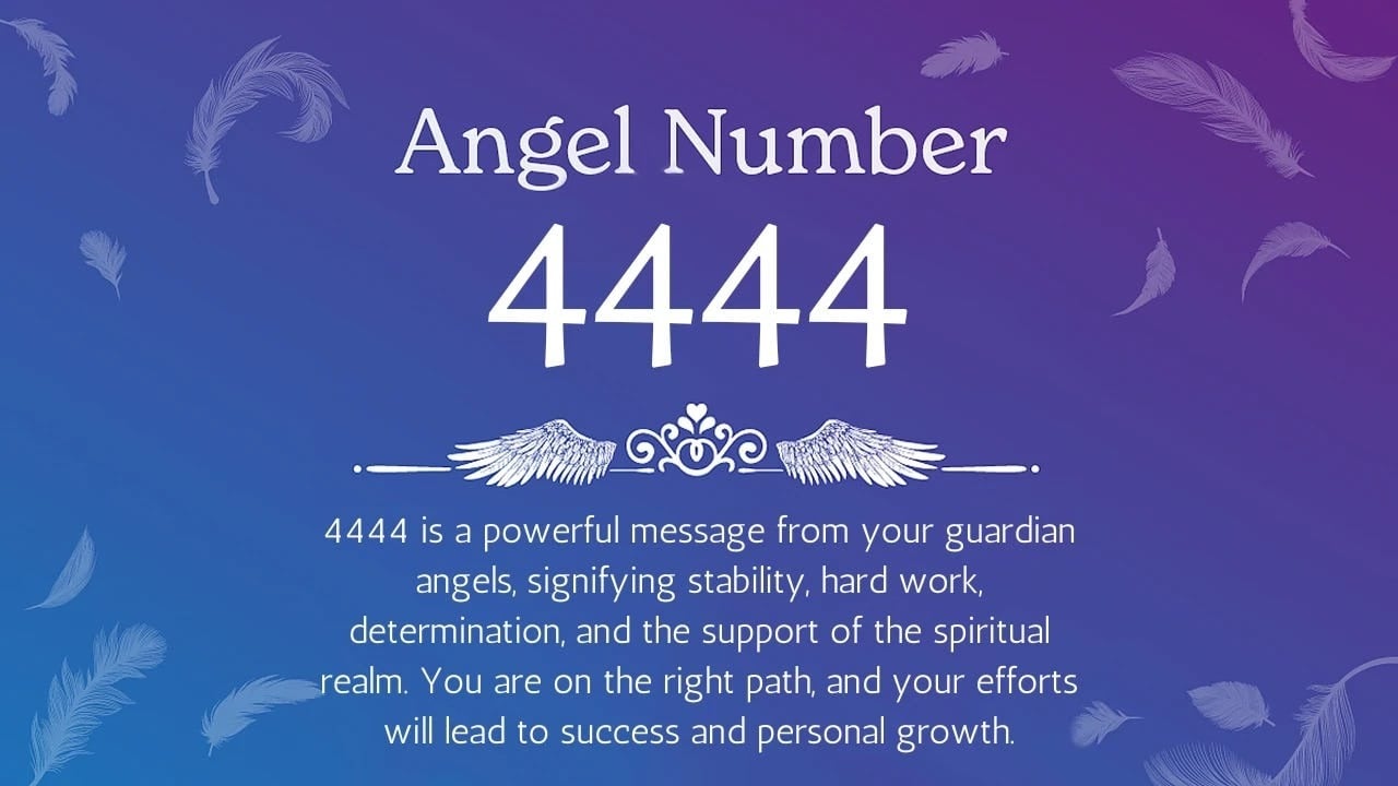 4444 angel number meaning in love