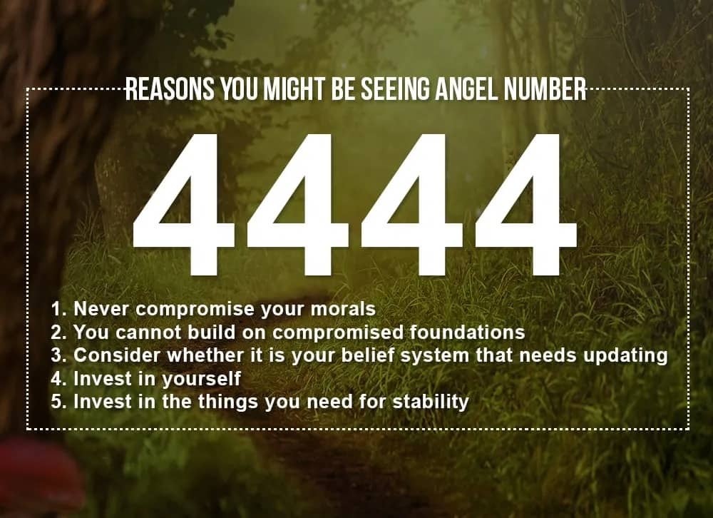 4444 angel number meaning