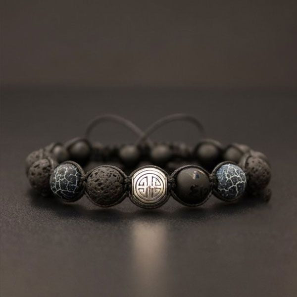 mens onyx bracelet