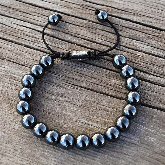 All About Beaded Hematite Bracelet for Men's - 22Jewelry