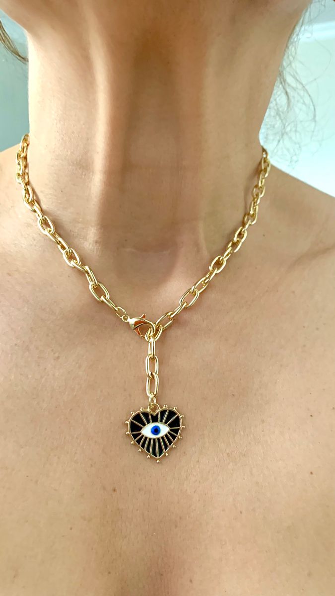 Traditional Evil Eye Necklace Protection Charm | GemRay™