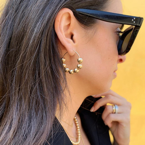 Zara Pearl Ear Cuff Hoop Earring