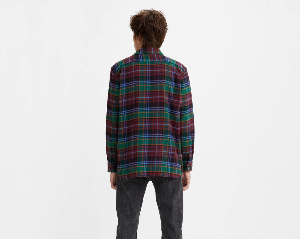 Levis Jackson Worker Shirt Ferdinand Plaid Evergreen – Stencil