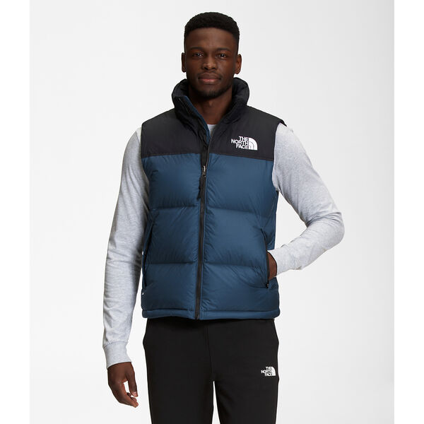 THE NORTH FACE Men's Printed Winter Warm Insulated Vest, Lapis Blue  Yosemite Topo Reflective Print, X-Large