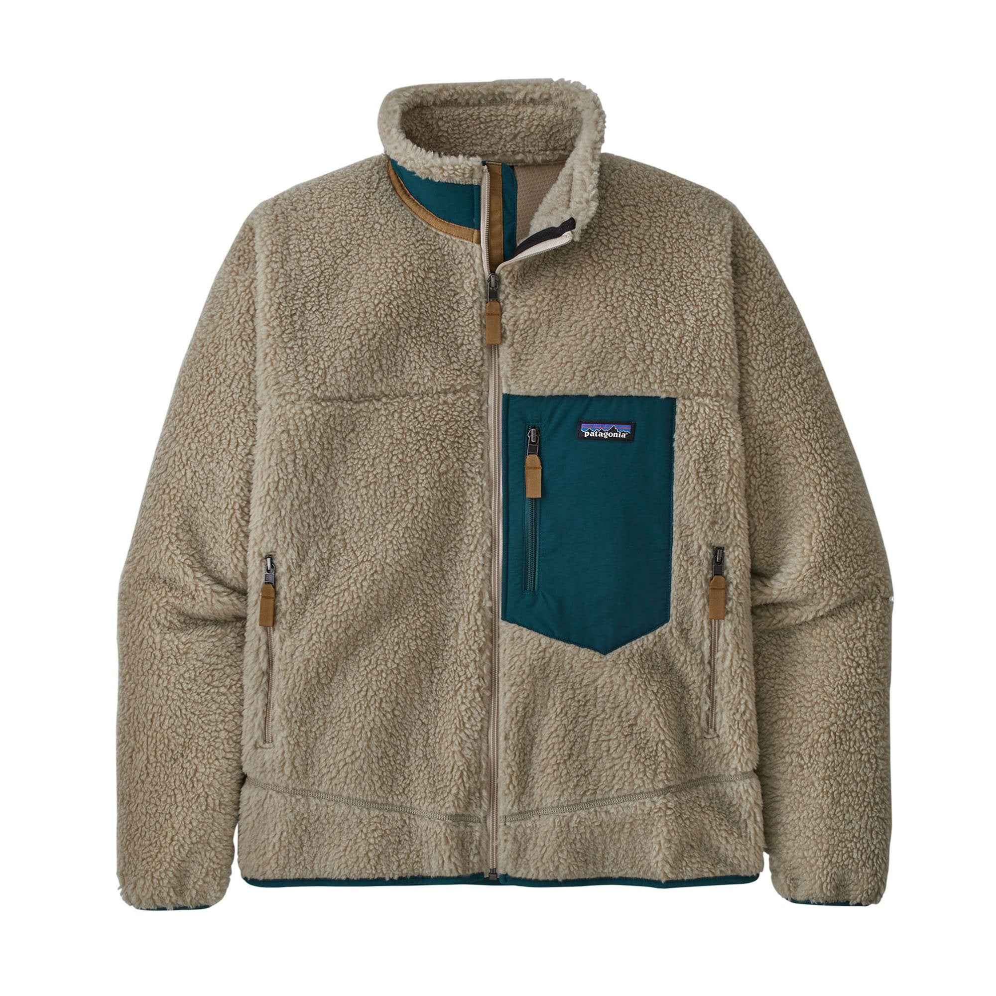 Patagonia Men's Classic Retro-X® Jacket - Pelican W/Dark Borealis Gree ...