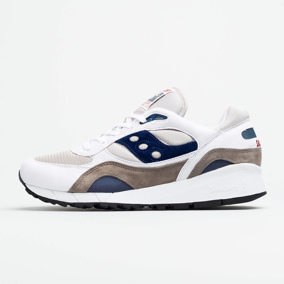 Saucony Shadow 6000 White/ Grey/ Navy 