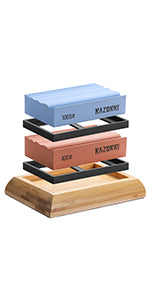 Razorri Razorri Knife Sharpening Stone Kit, Double-Sided 400/1000