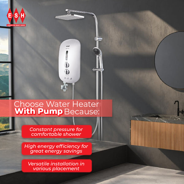 Choose Water Heater With Pump Because: