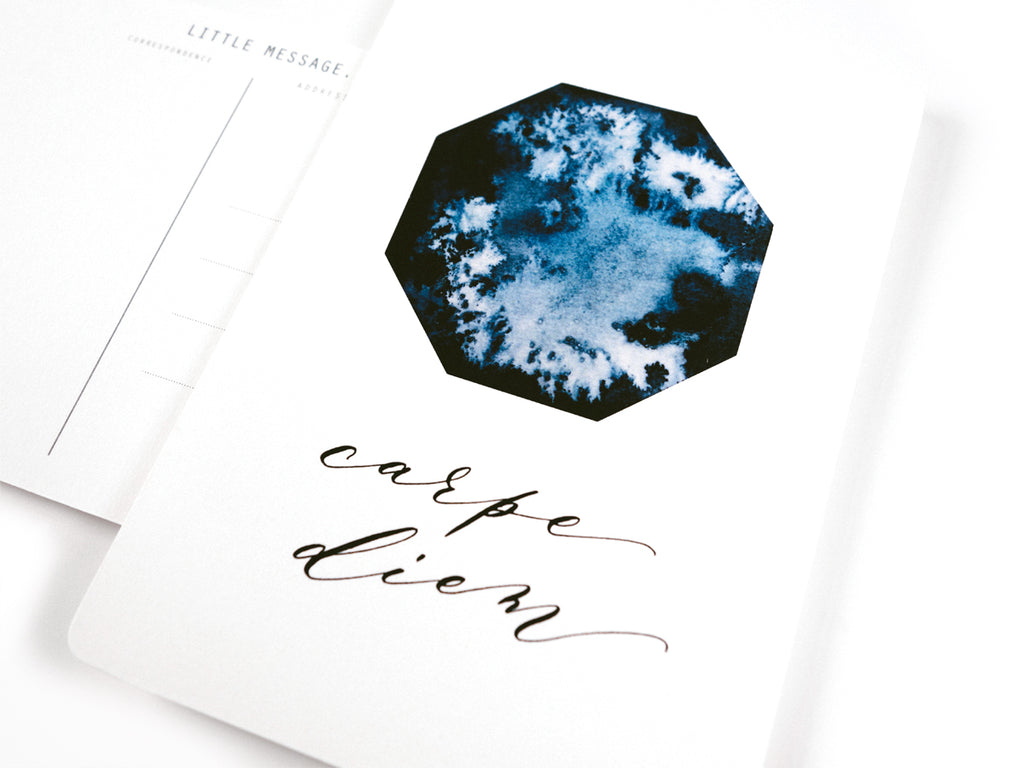 J & Co Foundry Postcard with Calligraphy Artwork by Nicole Chew