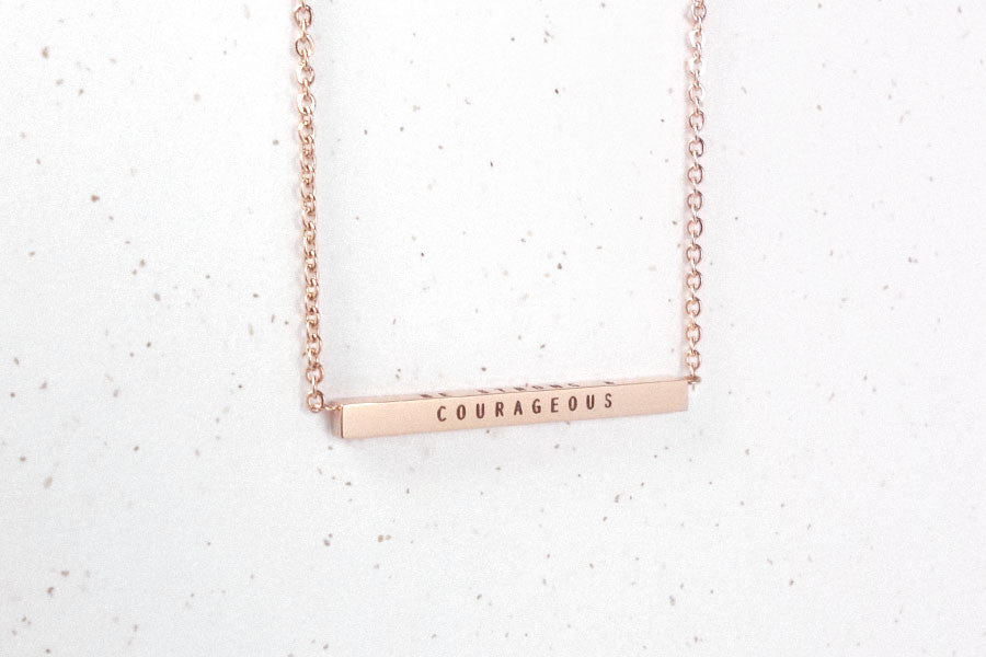 j bar necklace