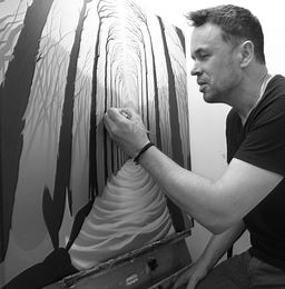 Derrick Fielding Artist At The Acorn Gallery, Pocklington