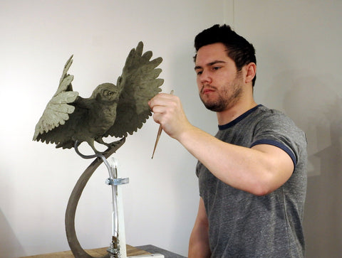 Elliot Channer Sculptor Artist At The Acorn Gallery, Pocklington