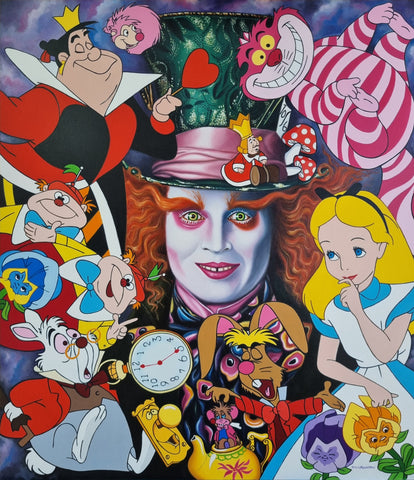 The Mad Hatter Original Painting by Marie Louise Wrightson