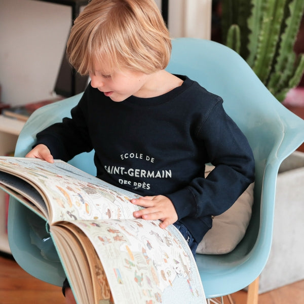 Chat Malo Le Petit Germain Kids Sweatshirt My Petite French Box