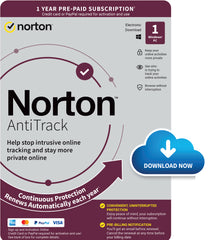 Norton AntiTrack 2023 1 dispositivo - 12 meses