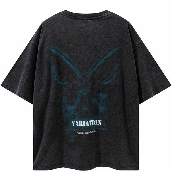 "Variation" Butterfly Print T Shirt