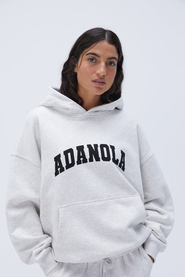 Women's Oversized 'AS' Hoodie - Grey