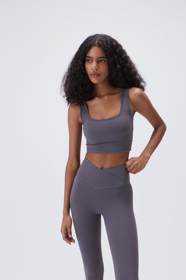 DryMove™ Seamless Sports Leggings - Dark gray - Men | H&M US