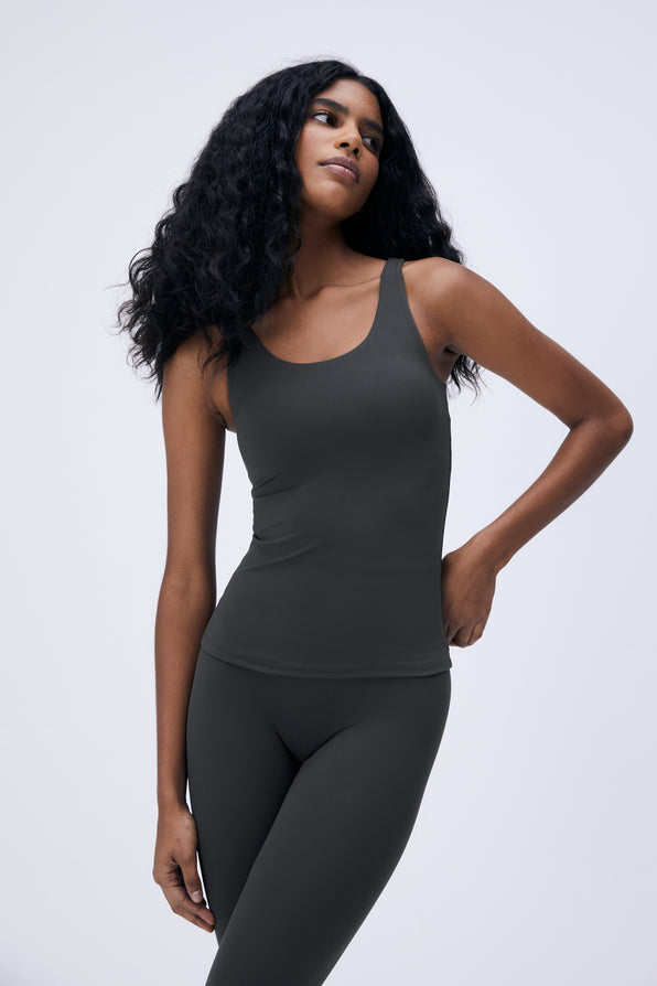 Women's Ultimate Longline Tank Top - Black