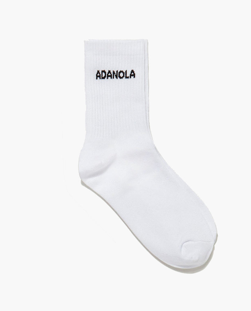 Women's Bamboo Trainer Socks - White | Adanola