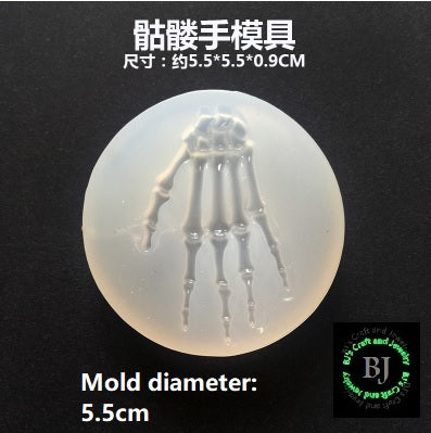 resin skeleton hand