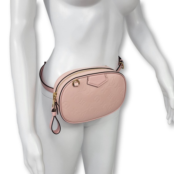 Louis Vuitton Double Zip Pochette Monogram Vivienne Holiday Rose Ballerine  Pink in Coated Canvas with Gold-tone - US