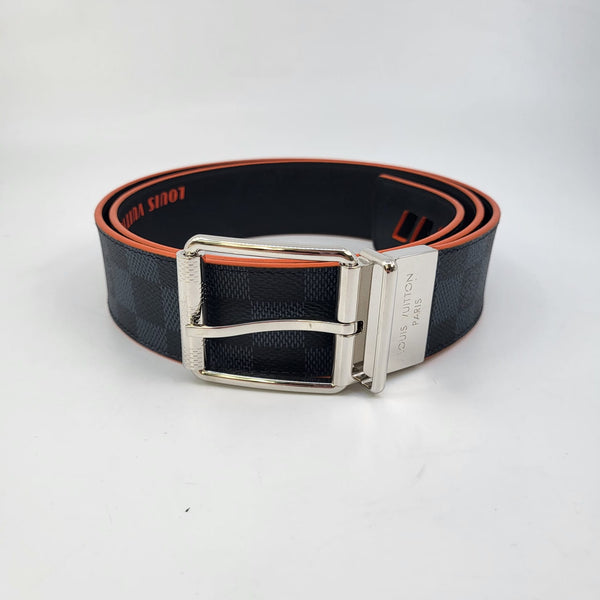 Louis Vuitton Men's Black Leather LV Prism 40 MM Belt M0166 – Luxuria & Co.