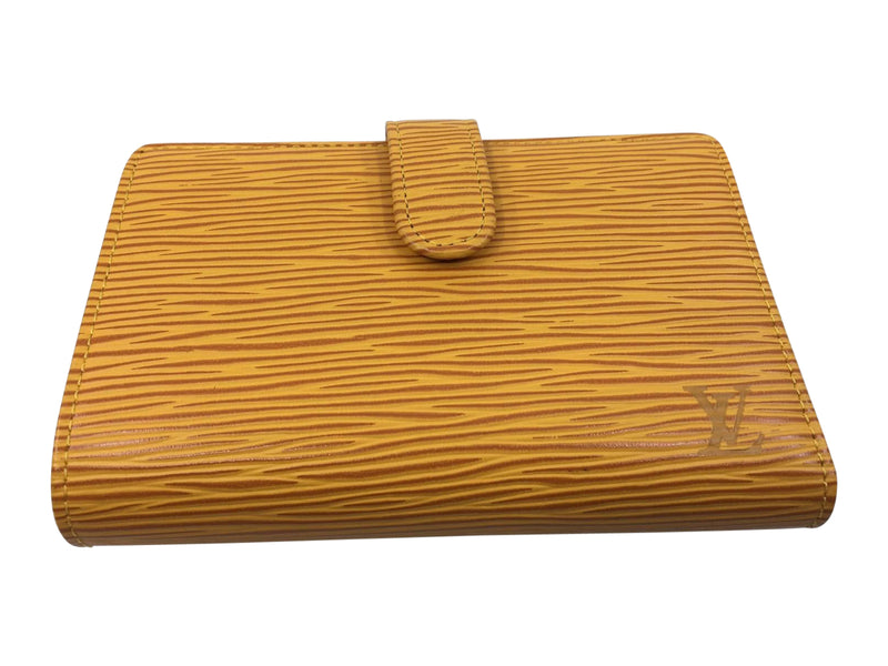Louis Vuitton Women's Yellow Epi Leather Viennois Wallet – Luxuria & Co.