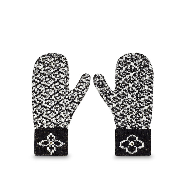 Louis Vuitton Gloves Rose Knitted Glove Monogram Extravagant 