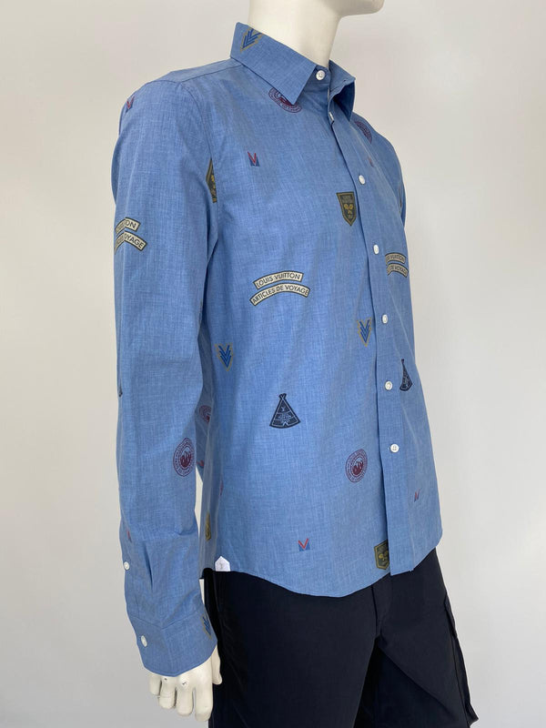 Lv 2021 Louis VUITTON dress shirt long sleeve button Mens Fashion Tops   Sets Tshirts  Polo Shirts on Carousell