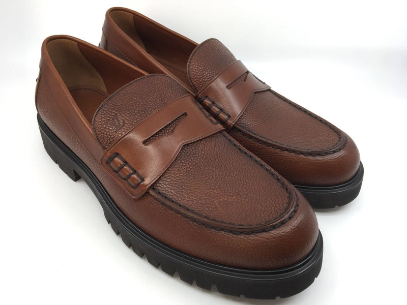 Louis Vuitton Men's Brown Leather Frontier Loafer – Luxuria & Co.
