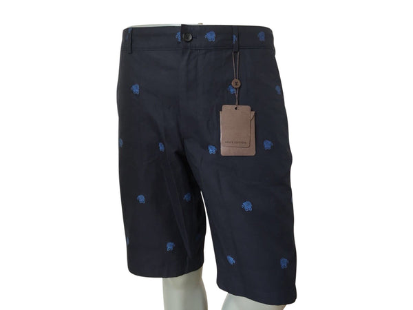 Louis Vuitton Men's Navy Cotton America's Cup Cargo Shorts