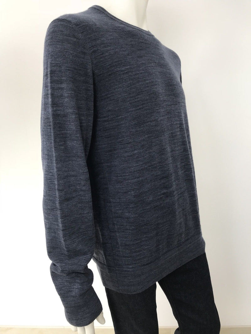 Louis Vuitton Men's Blue Gray Cashmere Crewneck Sweater – Luxuria & Co.