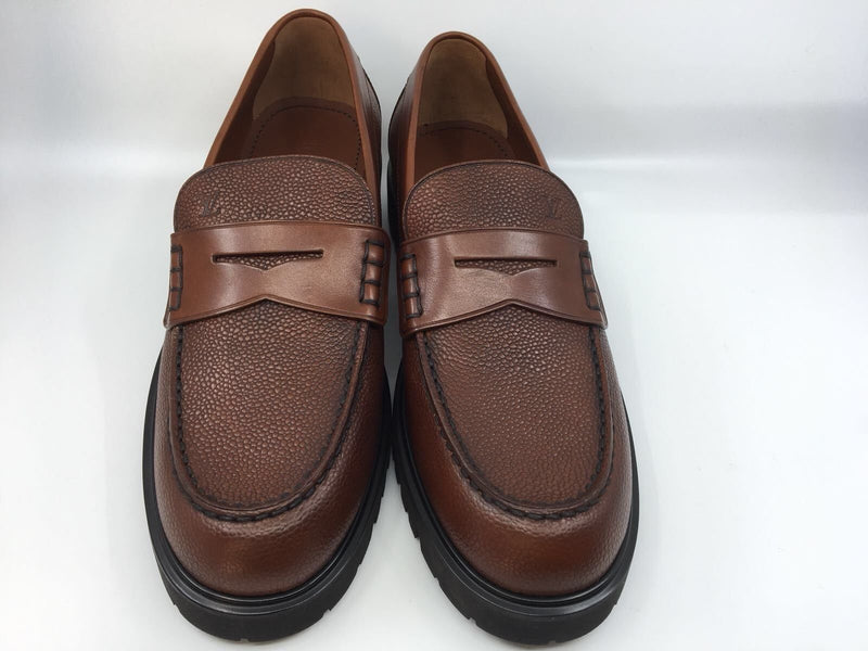 Louis Vuitton Men's Brown Leather Frontier Loafer – Luxuria & Co.