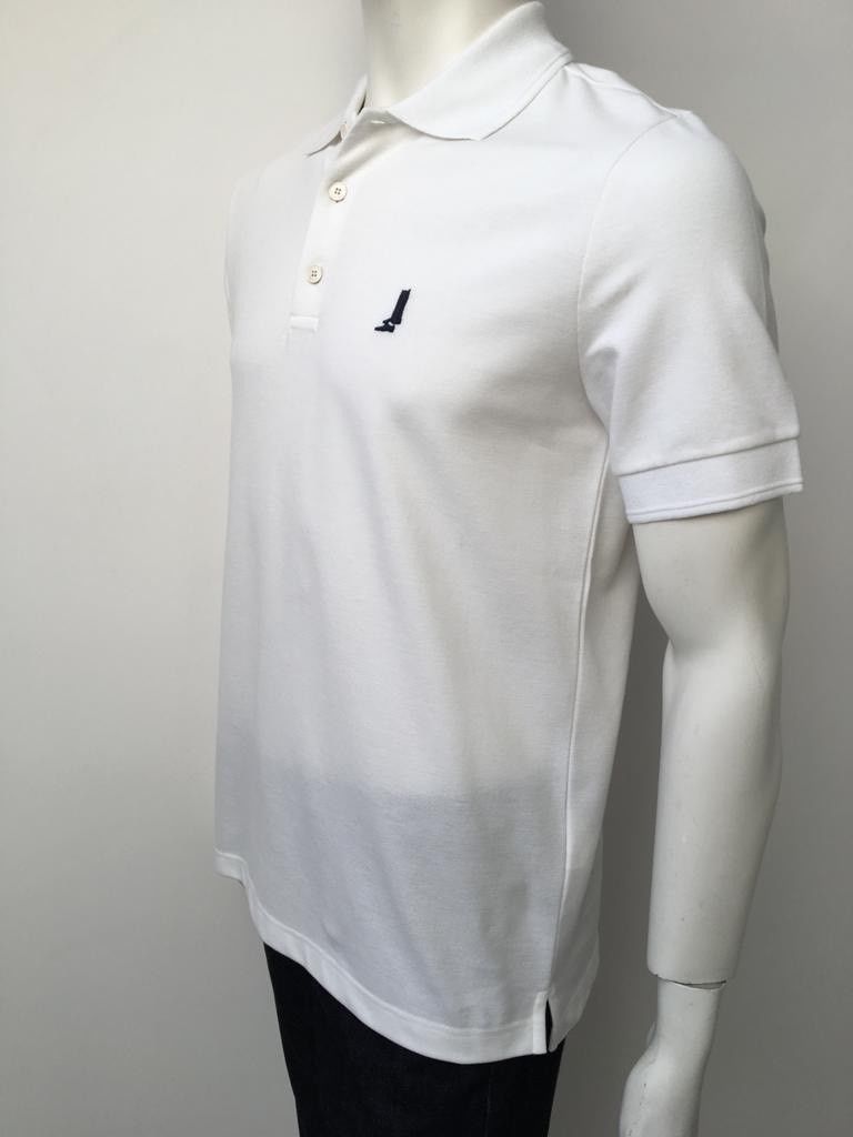 Berluti Men's White Cotton Logo Polo Shirt – Luxuria & Co.