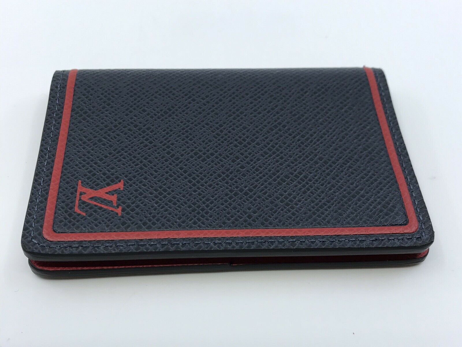 Louis Vuitton Men's Taiga Leather Pocket Organizer Card Holder M63408 ...