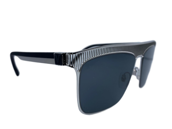 Louis Vuitton Silvertone Metal Aviator Sunglasses Z0496U