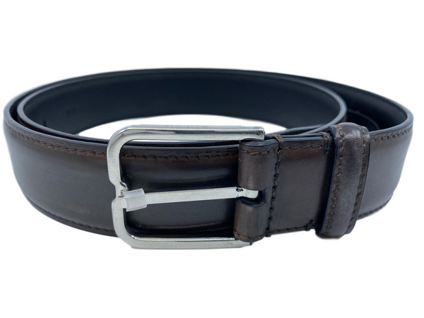 Louis Vuitton Men's Navy Leather Boston Damier Infini Reversible Belt  M9789R – Luxuria & Co.