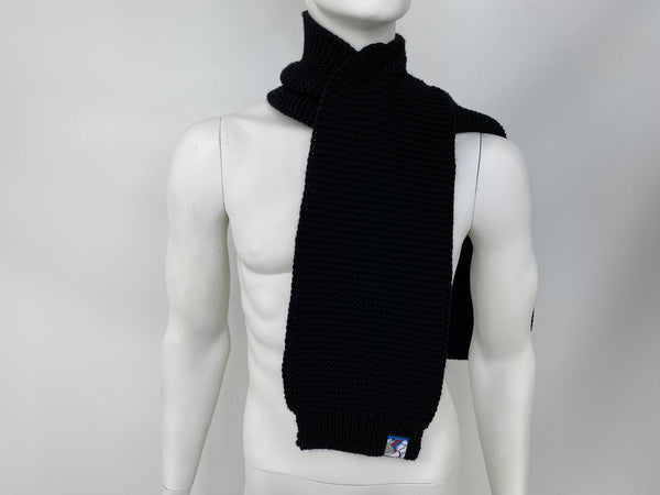 Louis Vuitton Men's Gray Cashmere Silk Damier Alpes Shawl Scarf