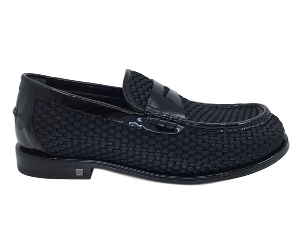 Louis Vuitton Men's Navy Suede Damier Shade Car Shoe Loafer – Luxuria & Co.