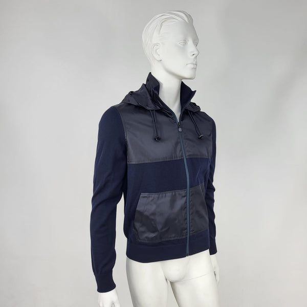 Louis Vuitton Men's Navy & Brown Wool Polyester Padded Jacket – Luxuria &  Co.
