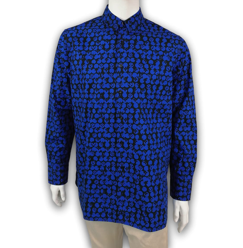 Louis Vuitton Men's Blue Cotton Monogram DNA Shirt – Luxuria & Co.