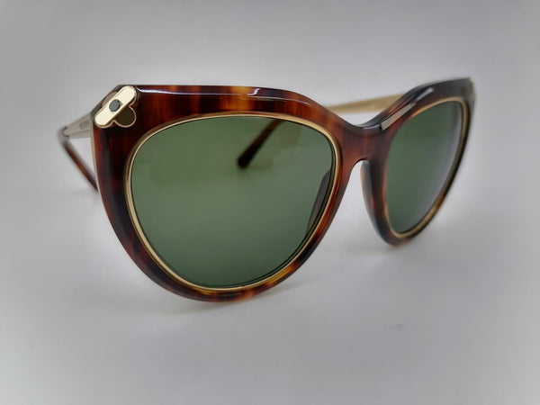 Louis Vuitton Brown Havana/ Green Z0893E Vertigo Square Sunglasses