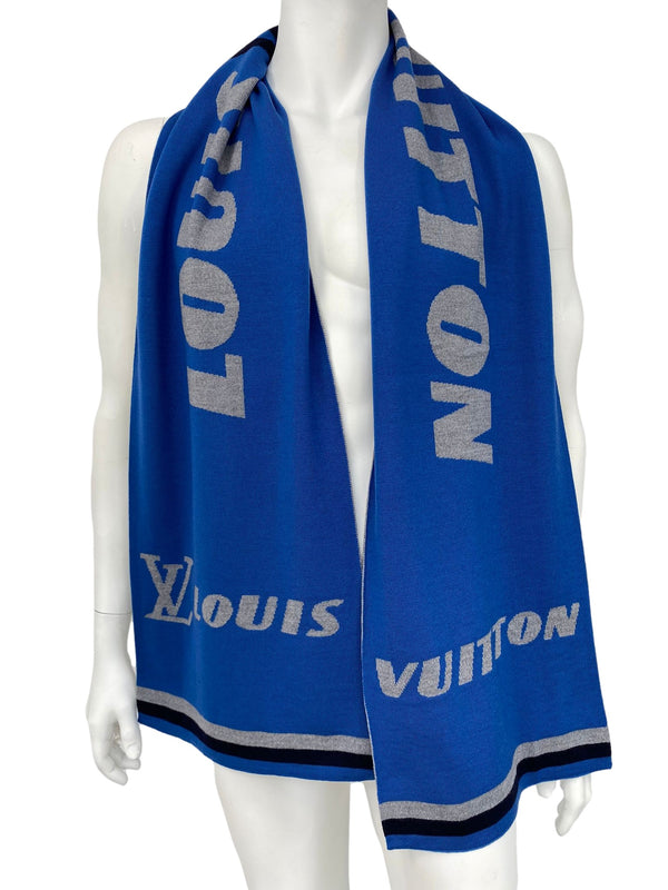 Louis Vuitton® Monogram Classic Scarf Light Grey. Size